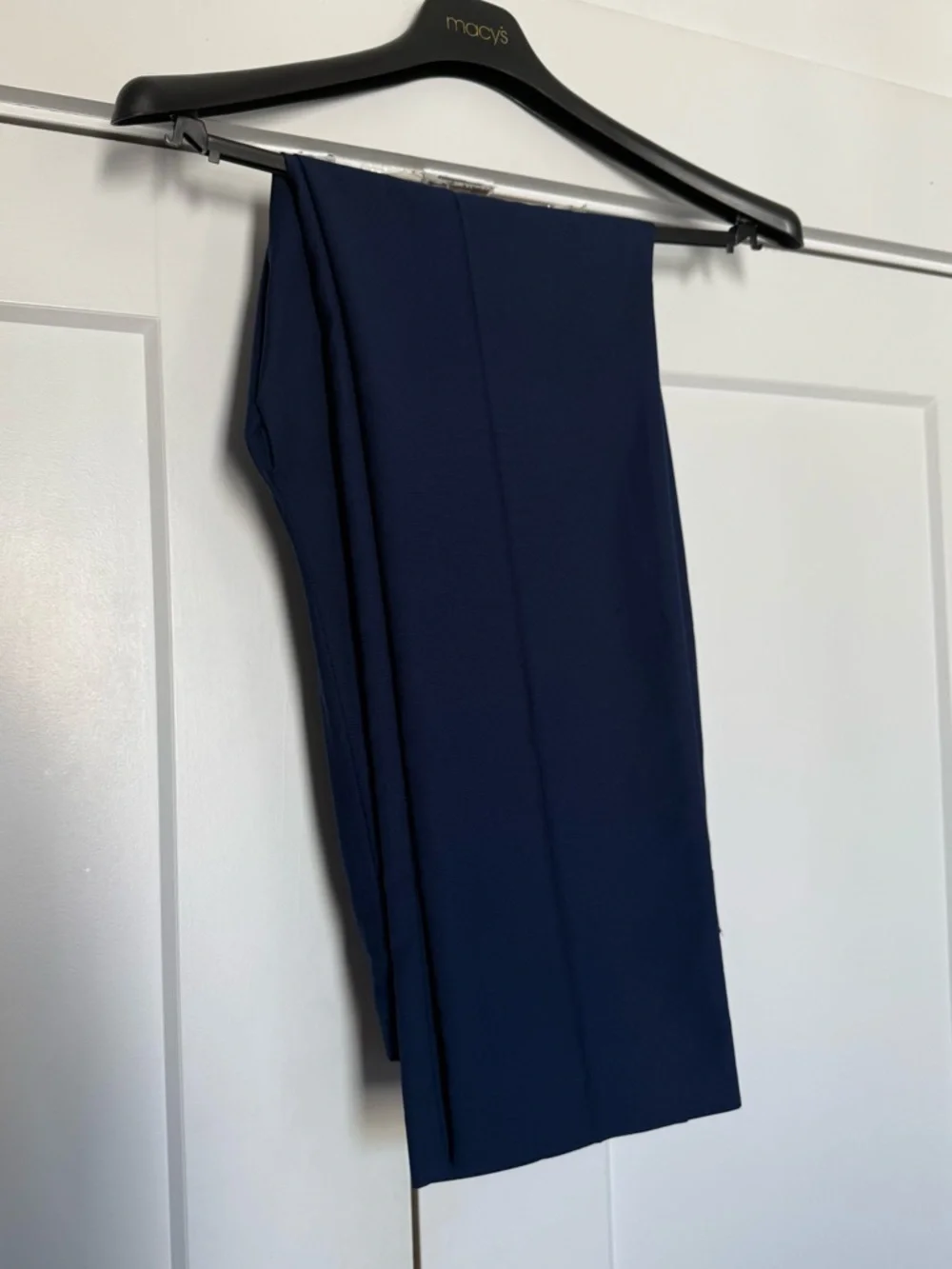 Navy Blue Men's Suit Blazer + Pants - Picture 5 of 7